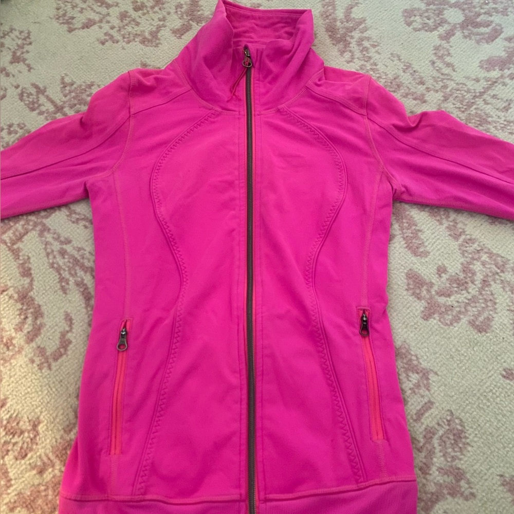 hot pink lululemon define jacket
